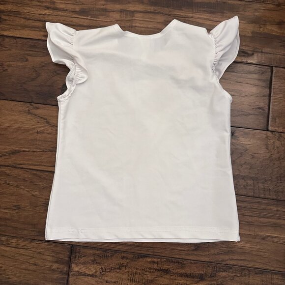 Blue Stripe Seersucker Athletic Shorts Set Color Works/Funtasia Too 4T - Picture 4 of 5